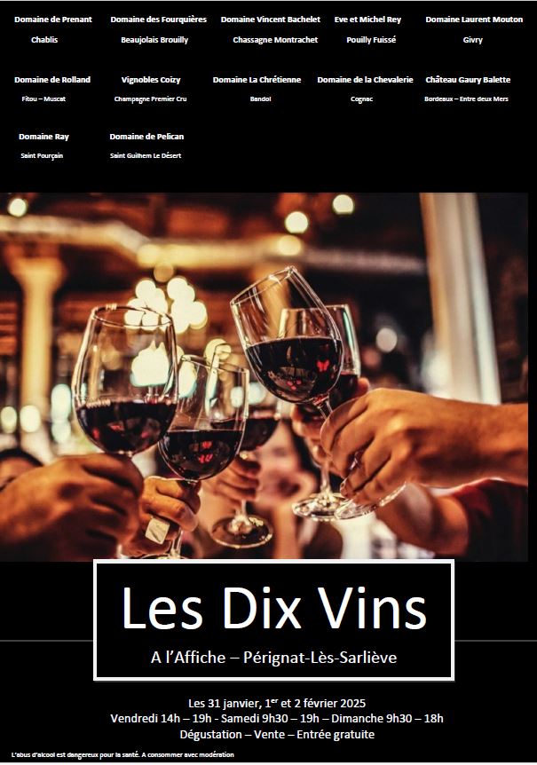 Salon Dix Vins à PERIGNAT-LES-SARLIEVE